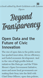Mobile Screenshot of beyondtransparency.org